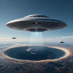 flying saucers belong to a secret civilization living inside of the hollow earth