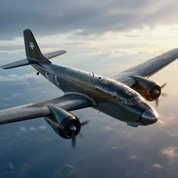 flying lockheed hc - 1 3 0 in battlefield 4 by simon stalenhag and robbert sammelin and eric persson, 4 k, hd wallpaper, hdr, tonemapping, detailed, atmospheric, majestical lighting, saturated, wet