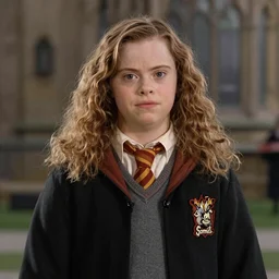 Hermione Granger with down syndrome
