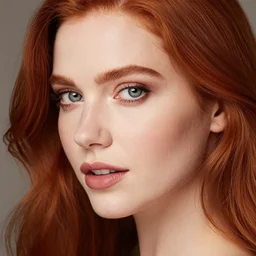 beautiful!!! redhead!!! woman, closeup