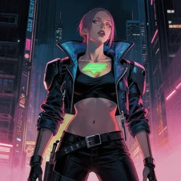 Cyberpunk in the flesh, art by Greg Rutkowski