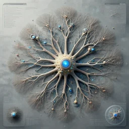 infographic, complete map of the mycelial network,star trek discovery, on realistic hud, ultra detailed, 8k