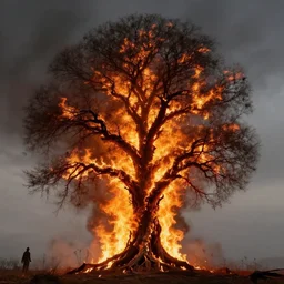 evil tree on fire - n 9