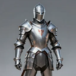 knight in shiny armor, trending on artstation