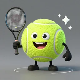a Jimmy Fallon tennis ball monster, tennis ball, chalk, digital art, fantasy, magic, trending on artstation, ultra detailed, professional illustration by Basil Gogos