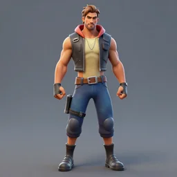full body picture of Andrew tate fortnite skin