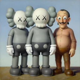 soft and bubbly 3 d shapes by kaws, james jean and salvador dali and shusei nagaoka, oil on canvas, surrealism, neoclassicism, renaissance, hyper realistic, cell shaded, metallic reflections, physically based rendering, 8 k