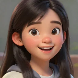 Clothed,worksafe.CGSociety,by WLOP,ilya kuvshinov,krenz cushart,Greg Rutkowski,trending on artstation.Zbrush sculpt,Octane render,Maya,Houdini,VFX.Close-up cartoonish young cute Filipino Japanese Vietnamese AV idol actress girl face,expressing joy,silky hair,deep eyes.Acryl painting.Cinematic atmosphere,sharp focus,volumetric lighting.