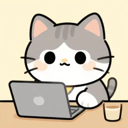 one cartoon cat