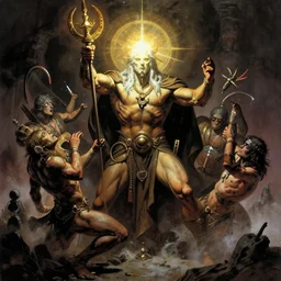 the pagan enigma god ritual with forbidden knowledge by frank frazzetta