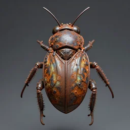 airbrush macro | insect viscera * as god * |, carapace rust crapped dystopic armor, chris foss, enric torres, alberto bontempi, feng zu hyper realism, narrative light, puce lime colors, epic, hyper detailed, awe inspiring, award winning horror, torch lighting, hyper realism, cinematical
