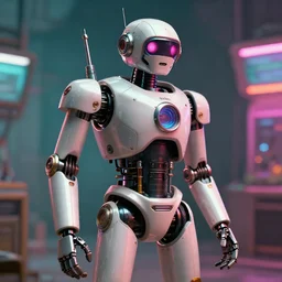 Retrofuturism Sci-Fi robot