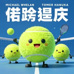 travel poster artwork by michael whelan and tomer hanuka, rendering of tennis ball monsters, high contrast, full of details, by makoto shinkai and thomas kinkade, matte painting, trending on artstation and unreal engine