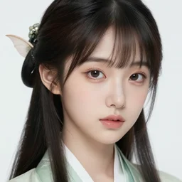 korean style character concept art of an anime dryad | | cute - fine - face, pretty face, realistic shaded perfect face, fine details by antilous chao, stanley artgerm lau, sakimichan, hye rim, yunpong, juyoung kim, kang heewon, and eunyoung, trending on artstation