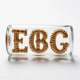 wicker message in a bottle, high detail macro photography, isolated on a pure white background, centered, entire object in frame, sharp focus, soft studio lighting