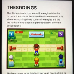 screenshot, page to introduce the game, nintendo magazine, 1 9 9 0.
