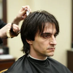 voldemort getting a haircut