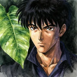 portrait, Pot leaf, watercolor, dramatic lighting, cinematic, establishing shot, extremely high detail, foto realistic, cinematic lighting, pen and ink, intricate line drawings, by Yoshitaka Amano, Ruan Jia, Kentaro Miura, Artgerm, post processed, concept art, artstation, matte painting, style by eddie mendoza, raphael lacoste, alex ross