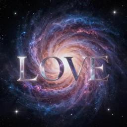 a message of love from the universe, photography, highly detailed, high quality,