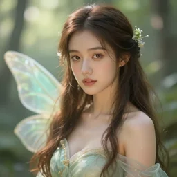 portrait of a beautiful fairy, art by nixeu artstation,