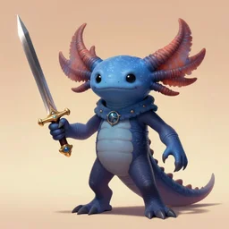 full character potrait of axolotl beast person holding a ceremonial dagger, zdzislaw beksinski, lewis jones, dariusz zawadzki, wayne barlow, warhammer fantasy, cold hue's, warm tone gradient background, concept art, 4 k, ultra - high - definition