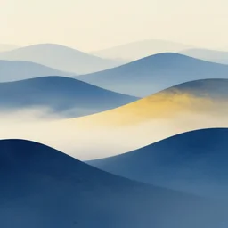 beautiful abstract landscape, by midjourney