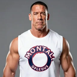 john cena wearing montreal opus card merchandise
