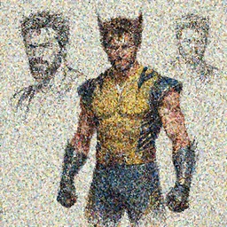 Taron Egerton as Wolverine , in the style of simon Bisley, concept art