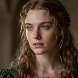 medieval woman close up shot