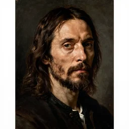 portrait painting of 4 0 year old willem dafoe, renaissance oil painting, studious chiaroscuro