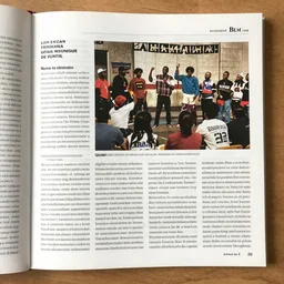 2 page of blm magazine, 1 9 9 0.