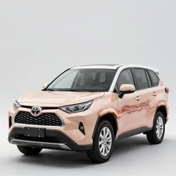 toyota suv made of bacon, commercial vehicle photography 4 k