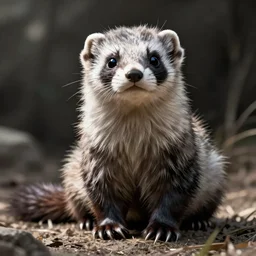 furry ferret manga style