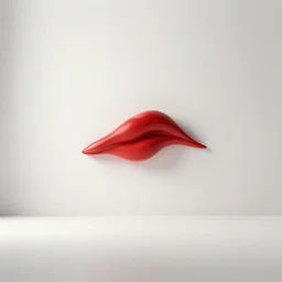 surreal minimal white wall with red flirt, art, futuristic, soft light, studio photoshoot, octane render, unreal engine, pale colors, high detail, wide angle, trending on artstation, behance