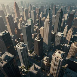 a beautifully painting of disordered city in film inception, concept art, smooth, sharp focus, cinematic, illustration,, by raphael lacoste, eddie del rio, 4 k, unreal engine, vray render, artstation
