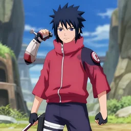 Teen Sasuke in  Sword Art Online Movie Adaptation