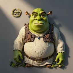 blotters in the shape of an shrek