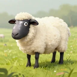 sheep man, 4 k, art station concept