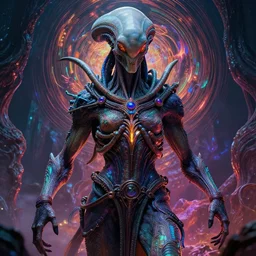 photorealistic eldritch alien god in the style of michael whelan and gustave dore. hyperdetailed photorealism, 1 0 8 megapixels, amazing depth, glowing rich colors, powerful imagery, psychedelic overtones, 3 d finalrender, 3 d shading, cinematic lighting, artstation concept art