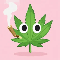 stop frame cartoon animation style, hippies smoking blunts, sentient marijuana leaf with big cartoon eyes, pastel colors, forest of trees from the movie the lorax, 3 pastel primary color rainbows, hippie voltswagon van, cartoon