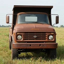 ((((((Rusty)))))) truck, open field, 8k, photography