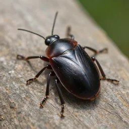 a zoom on electronic bug depth of field 1 0 0 mm