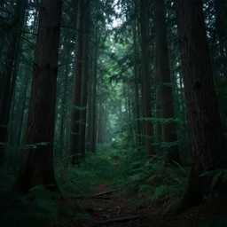 mysterious forest