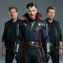 a highly detailed techwear portrait of stephen strange, james gurney, james jean