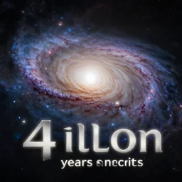 milky way galaxy colliding with andromeda galaxy 4 billion years, 4 k hd, art, realistic
