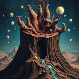 impossible chocolate by beeple, artgerm, bauhaus, salvador dali, bernie wrightson, bruce pennington, frank, stella, alena aenami, angus mckie, alex grey, don bluth, akira toriyama, chris moore, arthur adams, andre masson, dr. suess, brian despain. symbolism, abstract, surrealism, artstation, 4 k, detailed, hd