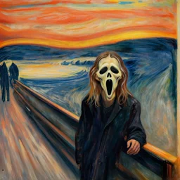 Jason Mamoa as The Scream, Edvard Munch