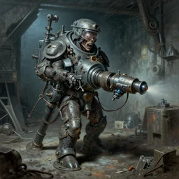 airbrushed liquefactive epic machine battling drill equipment underground by wayne d barlowe, jack kirby, fine art masterpiece baked at 3 0 0 f, matte painting, cold lighting, aged with sunlight, award winning horror, photorealistic render, cinematic