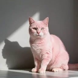 pale pink cat