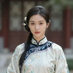 chinese style portrait of a lady